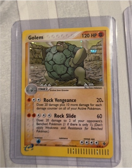 2003 EX Dragon #5 Golem — front