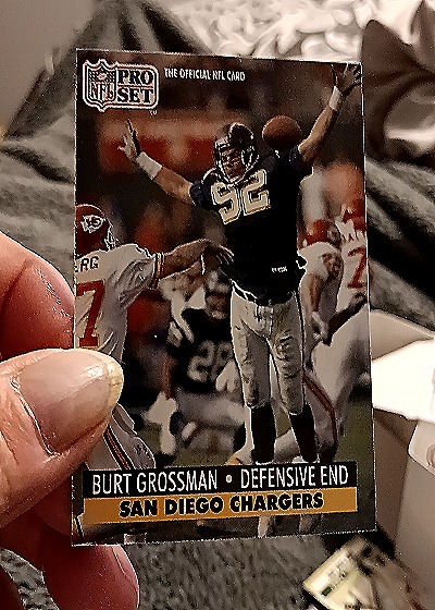1991 Pro Set #283 Burt Grossman — front