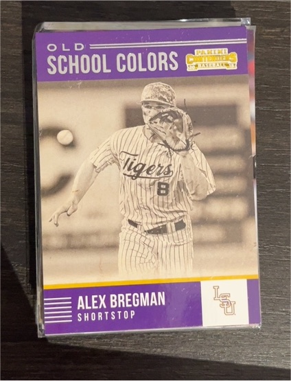 2015 Panini Contenders Old School Colors #35 Alex Bregman — front