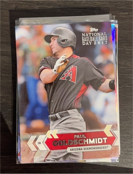 2017 Topps National Baseball Card Day #7 Paul Goldschmidt — front