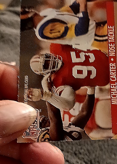1995 Score #290 Michael Carter — front