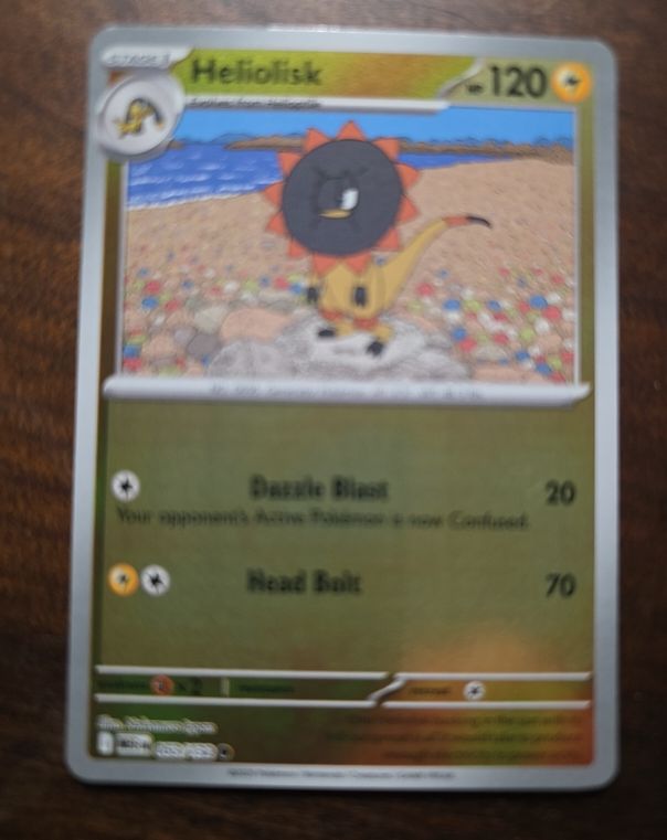 2025 Pokemon Mega Evolution #053 Heliolisk — front