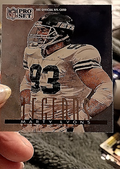 1990 Pro Set Legends #598 Marty Lyons — front