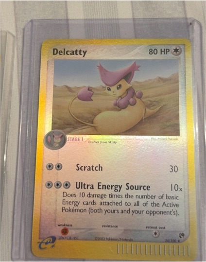 2004 Pokemon Delcatty #3 Latias Trainer Kit — front