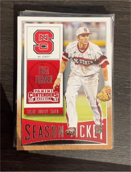 2015 Panini Contenders Season Ticket #92 Trea Turner — front