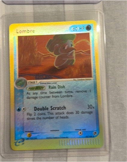 2003 Pokemon EX Sandstorm #45 Lombre — front