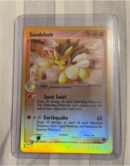 2003 Pokemon EX Sandstorm #21 Sandslash — front