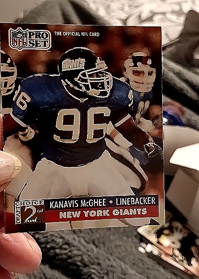 1991 Pro Set #784 Kanavis McGhee — front