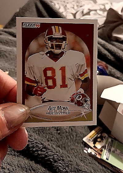 1990 Fleer #164 Art Monk — front