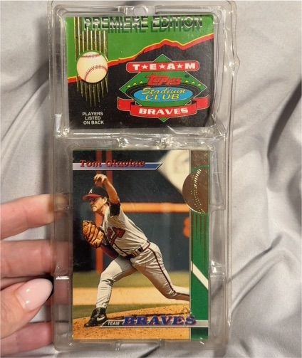 1993 Topps Stadium Club Premiere Edition #30 Tom Glavine — front