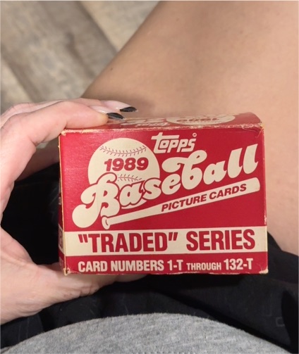 1989 Topps Baseball Picture Cards "Traded" Series Complete Set — front