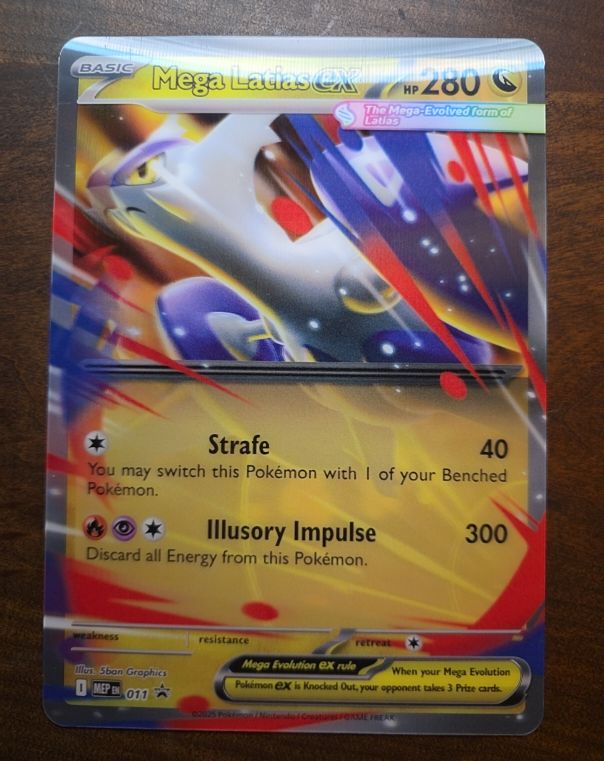 2015 Pokémon Mega Evolution #011 Mega Latias EX — front