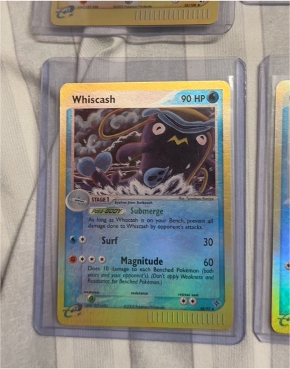 2003 Pokemon EX Dragon #48 Whiscash — front