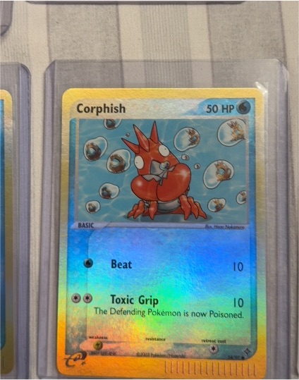 2003 EX Dragon #54 Corphish — front