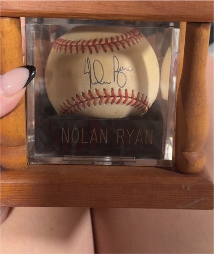 Nolan Ryan Autographed Baseball — front