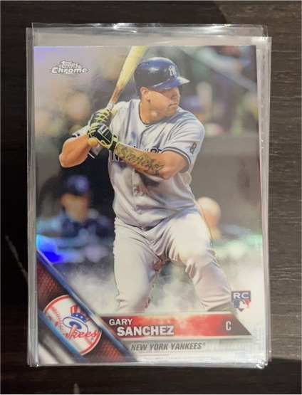 2016 Topps Chrome #143 Gary Sanchez — front
