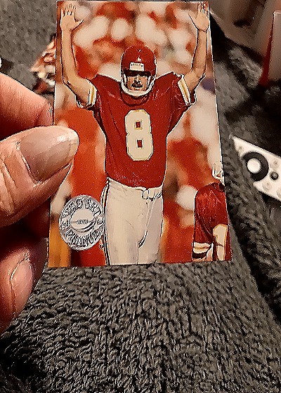 1991 Pro Set Platinum #128 Nick Lowery — front