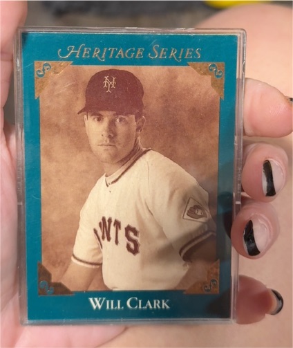 1992 Leaf Studio Heritage Series #BC-8 Will Clark — front