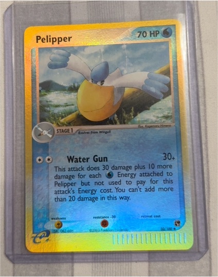 2003 Pokémon EX Sandstorm #50 Pelipper — front