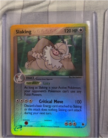 2003 Pokémon EX Ruby & Sapphire #12 Slaking — front