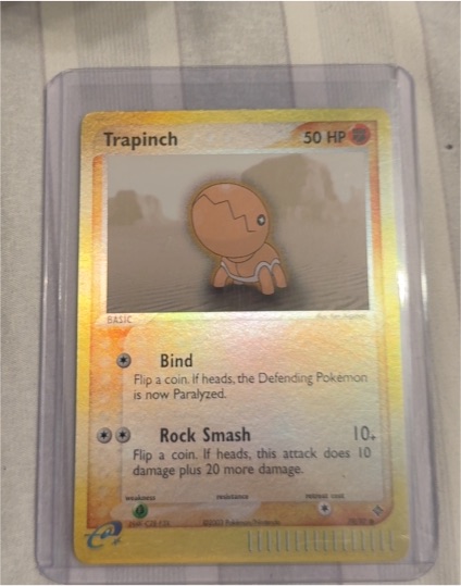 2003 Pokemon EX Dragon #79 Trapinch — front