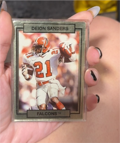 1990 Action Packed #9 Deion Sanders — front