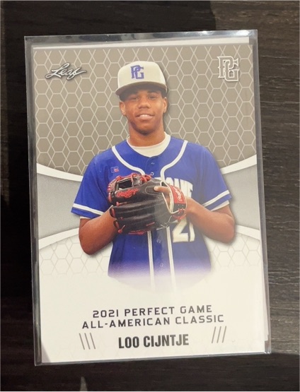 2021 Leaf Perfect Game All-American Classic Loo Cijntje — front
