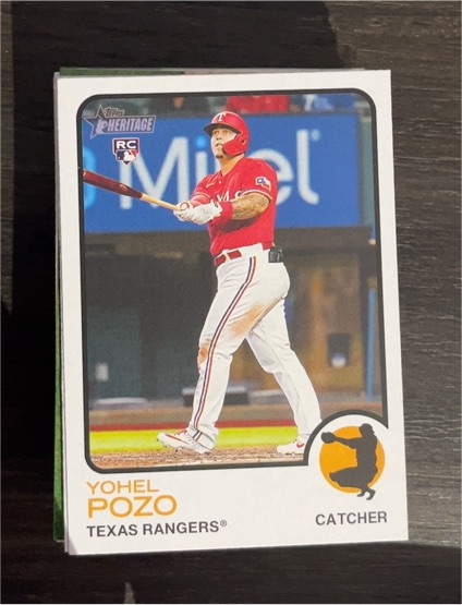 2022 Topps Heritage High Number #614 Yohel Pozo — front