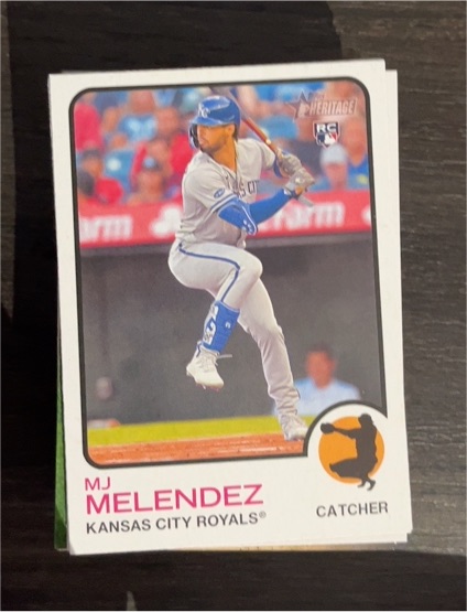 2022 Topps Heritage High Number #586 MJ Melendez — front