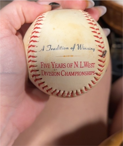 Wilson Baseball Five Years of N.L. West Division Championships — front