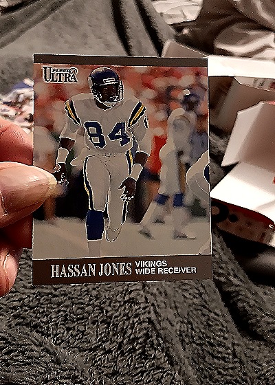 1991 Fleer Ultra #198 Hassan Jones — front