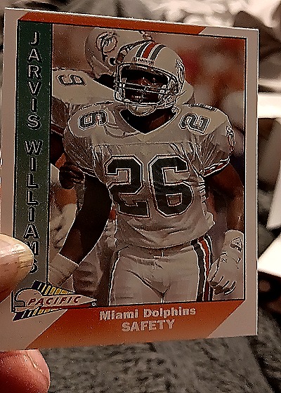 1991 Pacific #219 Jarvis Williams — front