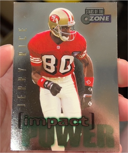 1995 SkyBox Impact Power #IP11 Jerry Rice — front