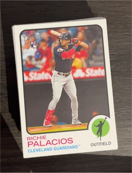 2022 Topps Heritage High Number #634 Richie Palacios — front