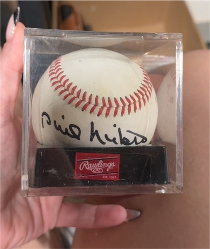 Rawlings Official Major League Baseball Signed by Mike Morin — front
