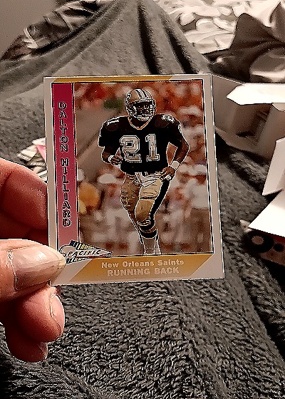 1991 Pacific #328 Dalton Hilliard New Orleans Saints — front