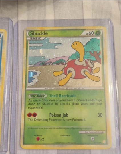 2010 Pokémon HeartGold & SoulSilver #11 Shuckle — front
