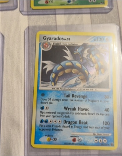 2008 Pokémon Stormfront #19 Gyarados — front