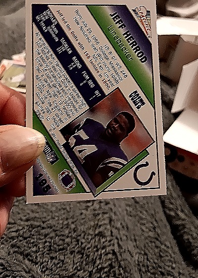 1991 Pacific #104 Jeff Herrod — back