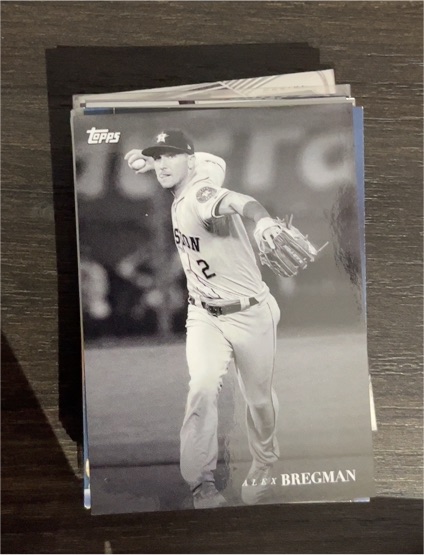 2018 Topps On Demand Black & White #B&W-2 Alex Bregman — front