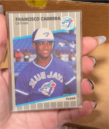 1989 Fleer Update #U-68 Francisco Cabrera — front