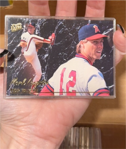 1993 Fleer Ultra Award Winners Top Glove #10 Mark Langston — front