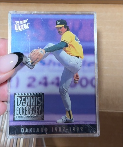1993 Fleer Ultra Career Highlights #12 Dennis Eckersley — front