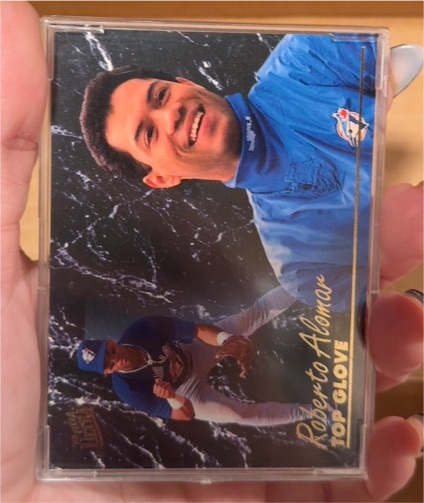 1993 Fleer Ultra #13 Roberto Alomar Top Glove — front