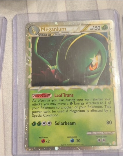 2010 Pokémon HeartGold & SoulSilver #109 Meganium Prime — front