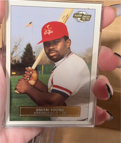 1992 Fleer Excel #108 Dmitri Young — front