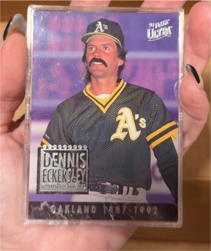 1993 Fleer Ultra #11 Dennis Eckersley Career Highlights — front