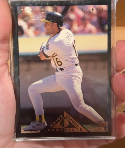 1993 Fleer Series 1 Major League Prospects #18 Troy Neel — front