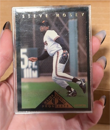 1993 Fleer Major League Prospects Steve Hosey — front