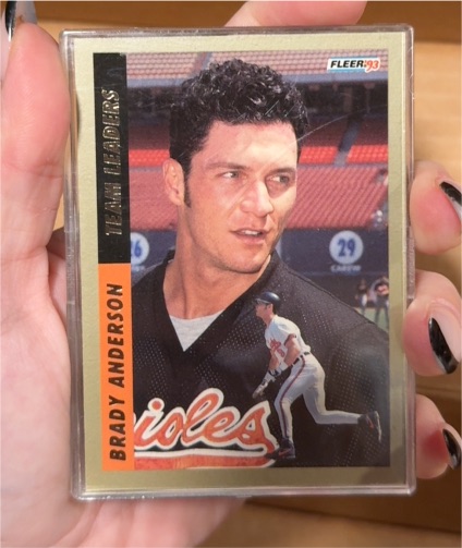 1993 Fleer #7 Brady Anderson Team Leaders — front